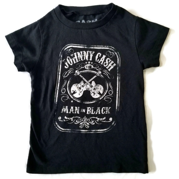 Johnny Cash Other - JOHNNY CASH The Man In Black tshirt 3T